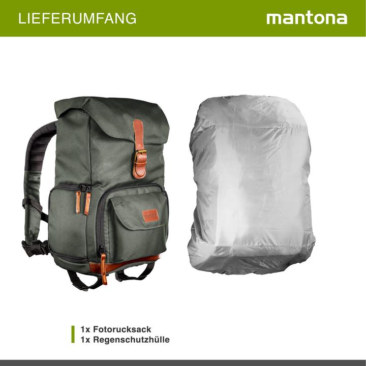 Produktbild mantona Luis junior Retro Fotorucksack (Fotorucksack, 29.70 l)