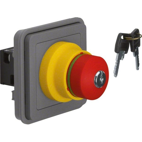Berker 44713515, Taster + Schalter, Grau