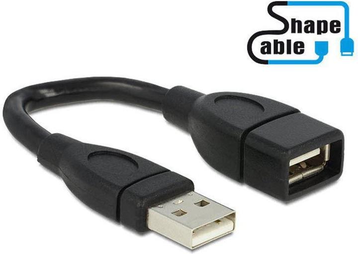 Produktbild Delock USB ShapeCable (0.15 m, USB 2.0)