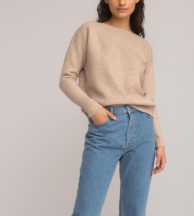 Actual product image La Redoute Collections Jumper with boat neckline (XL)