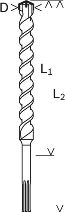 Produktbild Bosch Professional Zubehör Hammerbohrer SDS max-4 14 x 400 x 540 mm