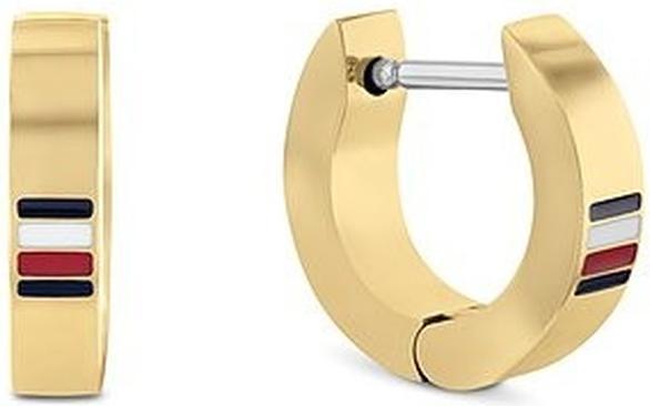 Tommy Hilfiger - Gold-plated hoop earrings Men's Earrings 2790586