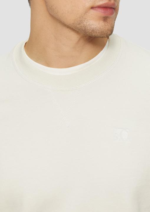 Produktbild S.Oliver Sweatshirt Crew Neck-Sweatshirt aus Baumwollmix mit Logo-Stickerei (XXL)