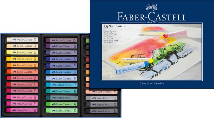Actual product image Faber-Castell Soft Pastel Chalks (Multicoloured, 36 x)