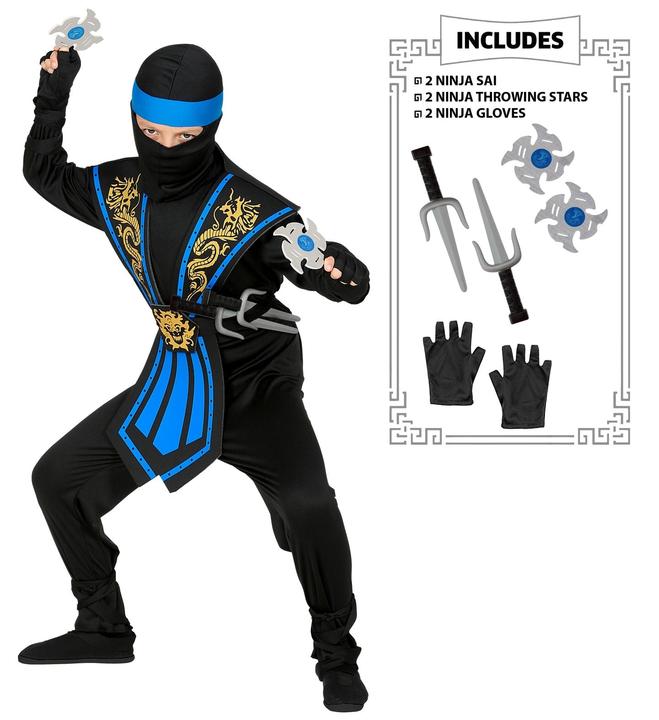 Produktbild Widmann Kombat Ninja mit Waffenset (110, 116)