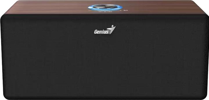 Actual product image Genius SP-HF505BT Bluetooth-Lautsprecher dunkelbraunes Holz