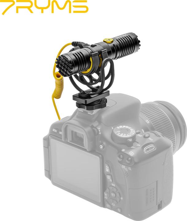 Produktbild 7Ryms Two-way Bi-directional Mini Shotgun Microphone (For 3.5mm TRS Interface Camera)
