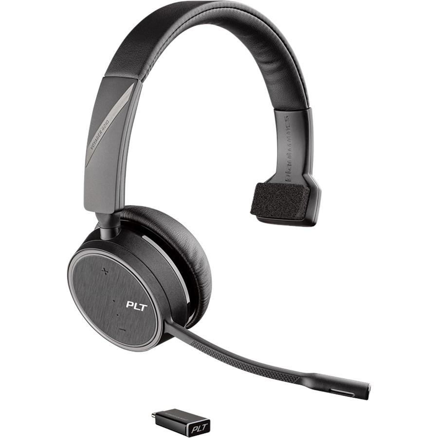Poly Voyager 4210 (Kabellos, USB-C), Office Headset, Schwarz