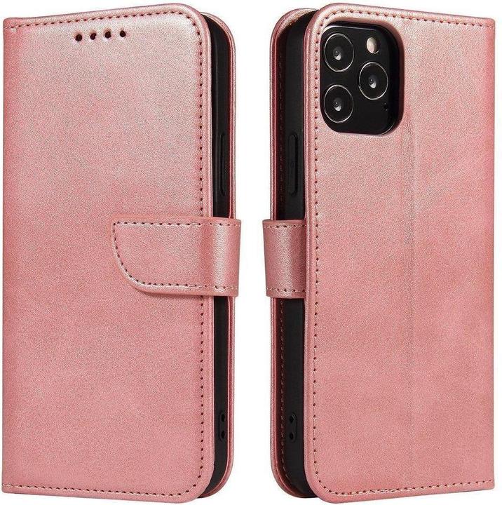 Produktbild Hurtel Magnet Case elegant case case cover with a flap and stand function Poco M4 Pro 5G pink (Xiaomi Poco M4 Pro 5G)