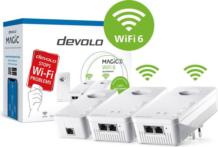 Actual product image Devolo Magic 2 WiFi 6 Multiroom Kit (2400 Mbit/s)