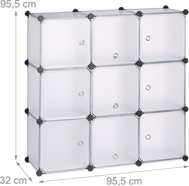 Actual product image Relaxdays Shelving Unit with Doors