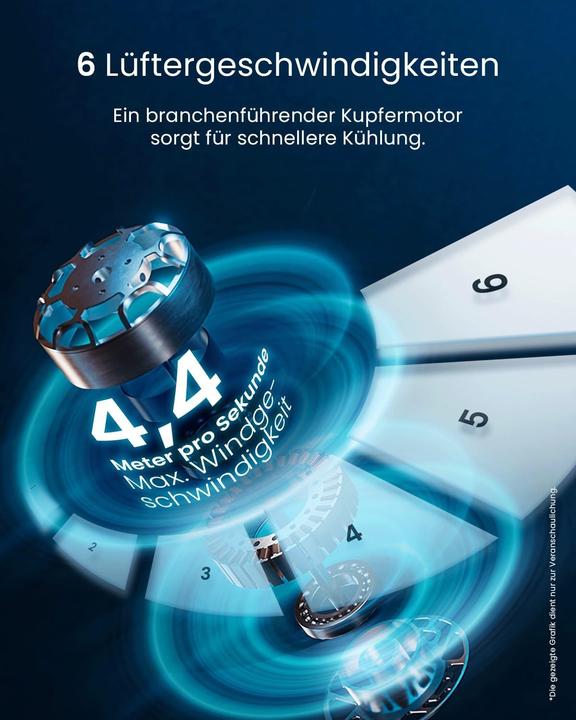 Produktbild Breeze Rotorloser Smart Home Turmventilator mit WLAN, LED Display (62 dB)