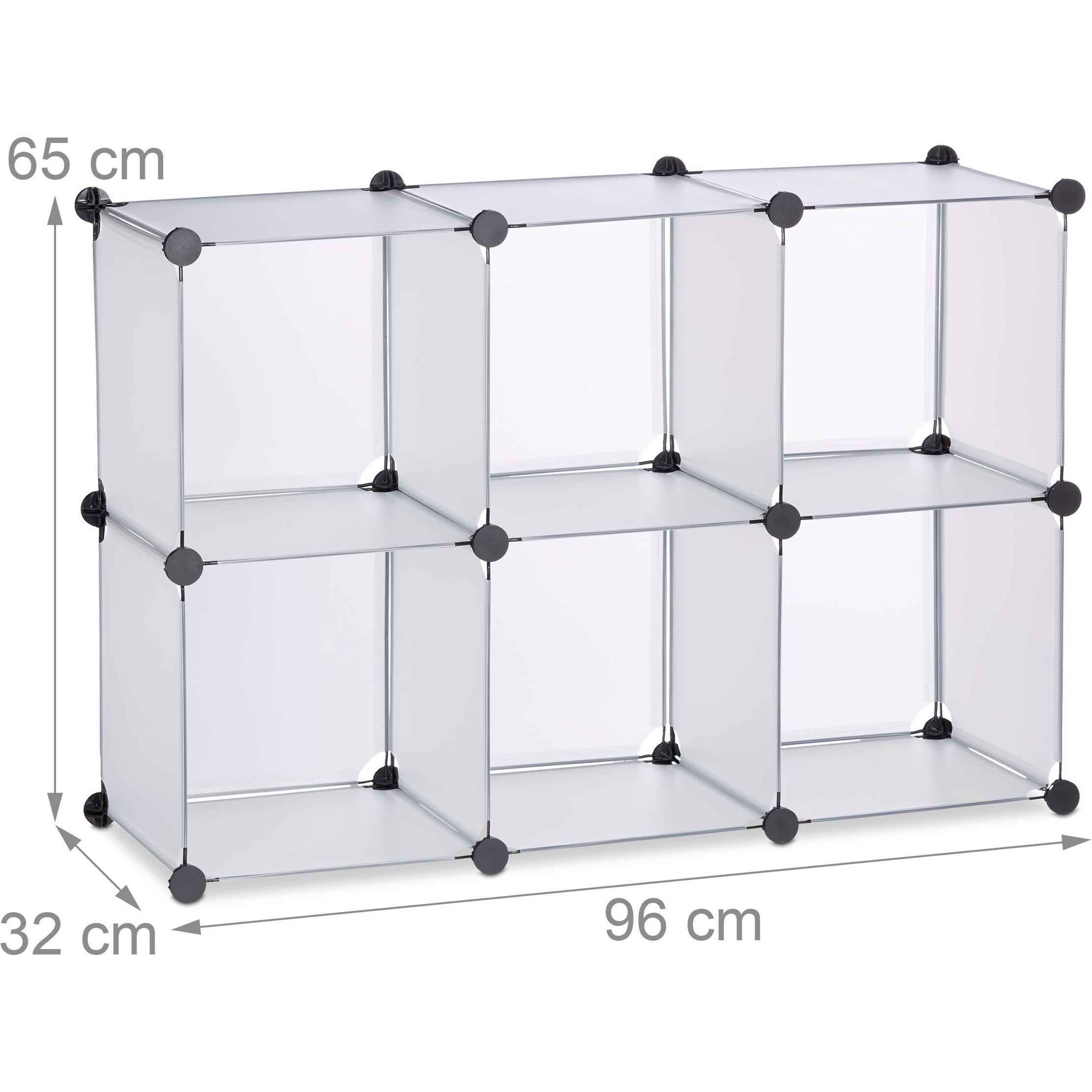 Thumbnail - Relaxdays, Regal, Regalsystem (96 x 32 x 65 cm)