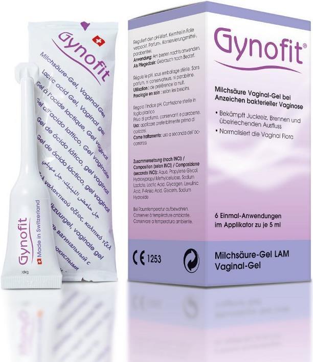 Produktbild Gynofit Milchsäure Vaginal Gel (Intimgel, 5 ml)