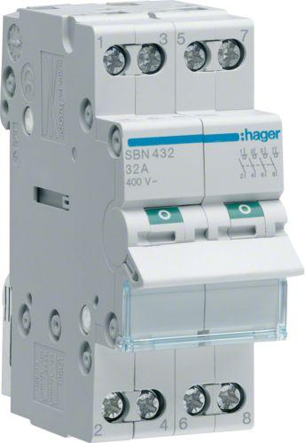 Immagine prodotto Hager Controllore multiplo 32A 4P (SBN432)