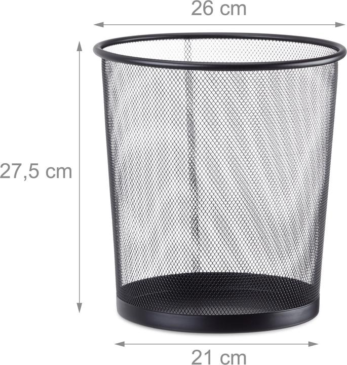 Image du produit Relaxdays Corbeille à papier (12 l)