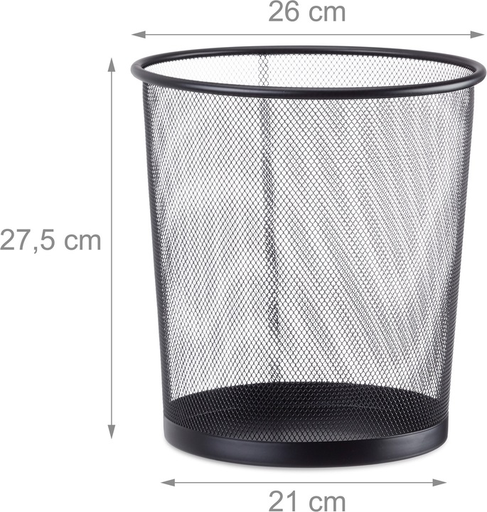 Produktbild Relaxdays Papierkorb (12 l)