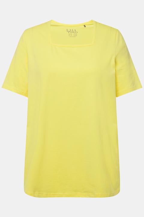 Actual product image Ulla Popken Essential Square Neck Stretch Tee (50)