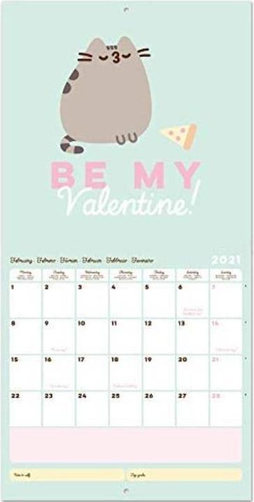 Image du produit Pusheen Un calendrier pour la planification quotidienne dans la collection Foodie (30 x 30 cm)