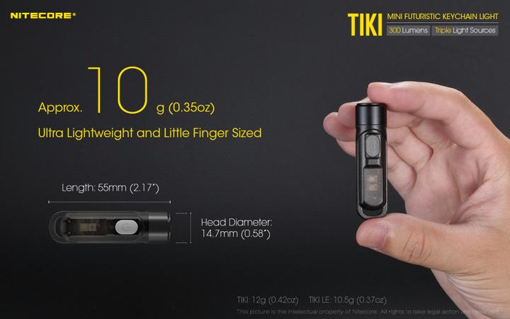 Image du produit Nitecore TIKI - 300 lumens (5.60 cm, 300 lm)