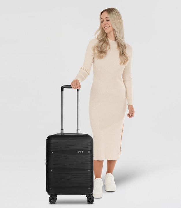 Produktbild D&N Travel Line 4300-Plus 4 Rollen Kabinentrolley S 55 cm mit Dehnfalte (37 l)
