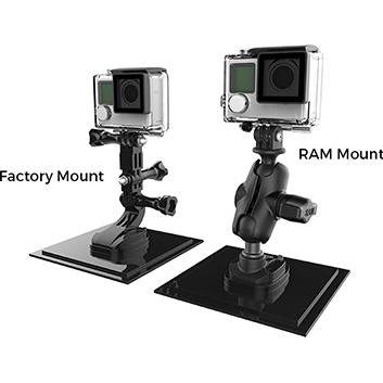 Thumbnail - RAM Mounts Gopro Base & Camera Adapter, Action Cam Zubehör, Schwarz