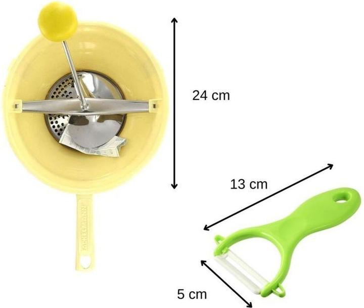 Produktbild Fackelmann Küchenutensilien Vert aus Keramik Edelstahl Kunststoff 20 x 40 x 30 cm 2 Stücke