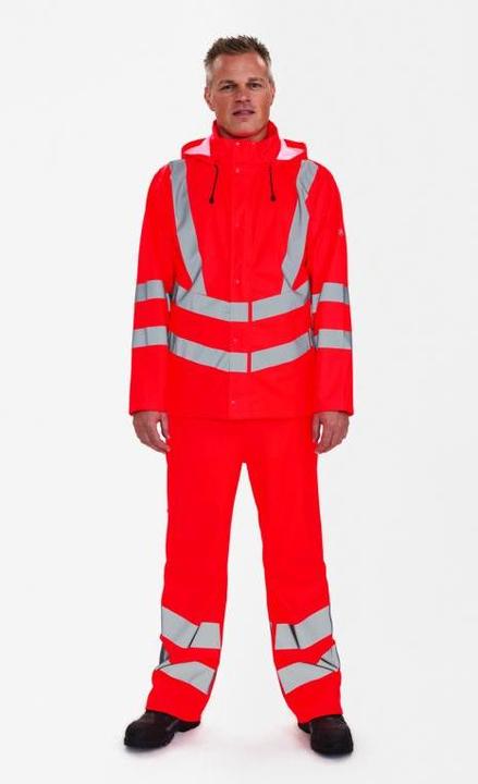 Actual product image F. Engel Safety rain jacket (L)