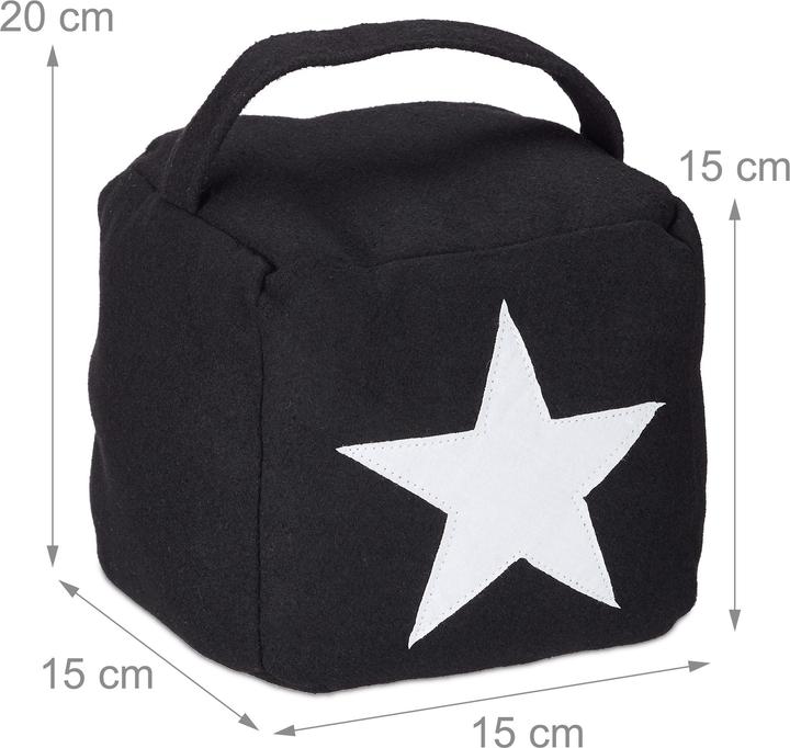 Immagine prodotto Relaxdays Fermaportea a stella con manico (1 pz.)