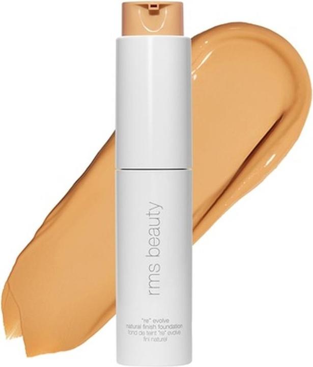 RMS Beauty ReEvolve Natural Finish Foundation Liquid Face Makeup Skin Tint Refillable Pump 44 Full S