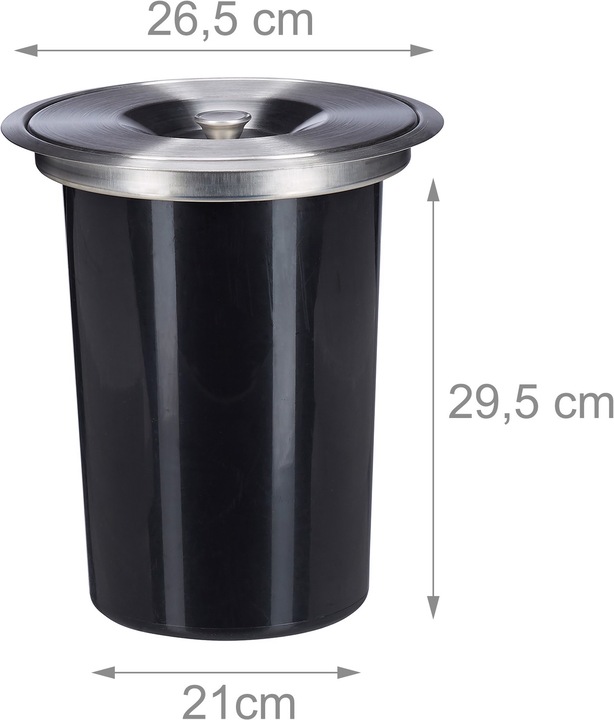 Immagine prodotto Relaxdays Pattumiera ad incasso per piano cucina (8 l)