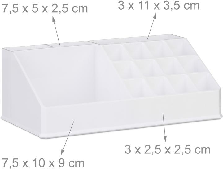 Actual product image Relaxdays Makeup Organizer with 4 Drawers