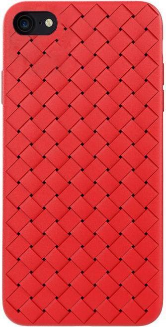 Produktbild Devia Woven Pattern Design Soft Case iPhone SE2 red (Apple iPhone SE (2nd Gen))