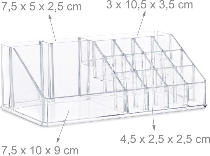 Immagine prodotto Relaxdays Organizer make-up 21 scomparti