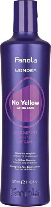 Produktbild Fanola No Yellow Wonder Shampoo 350 ml (350 ml, Flüssiges Shampoo)