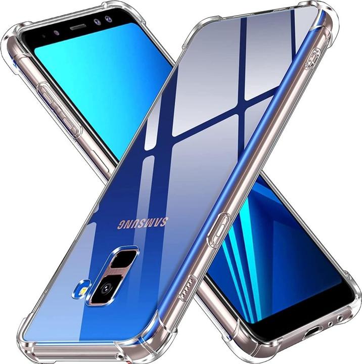 Produktbild Screenguard Samsung Galaxy A8 2018 Hülle Crystal Soft Airbag Bumper (Samsung Galaxy A8 (2018))