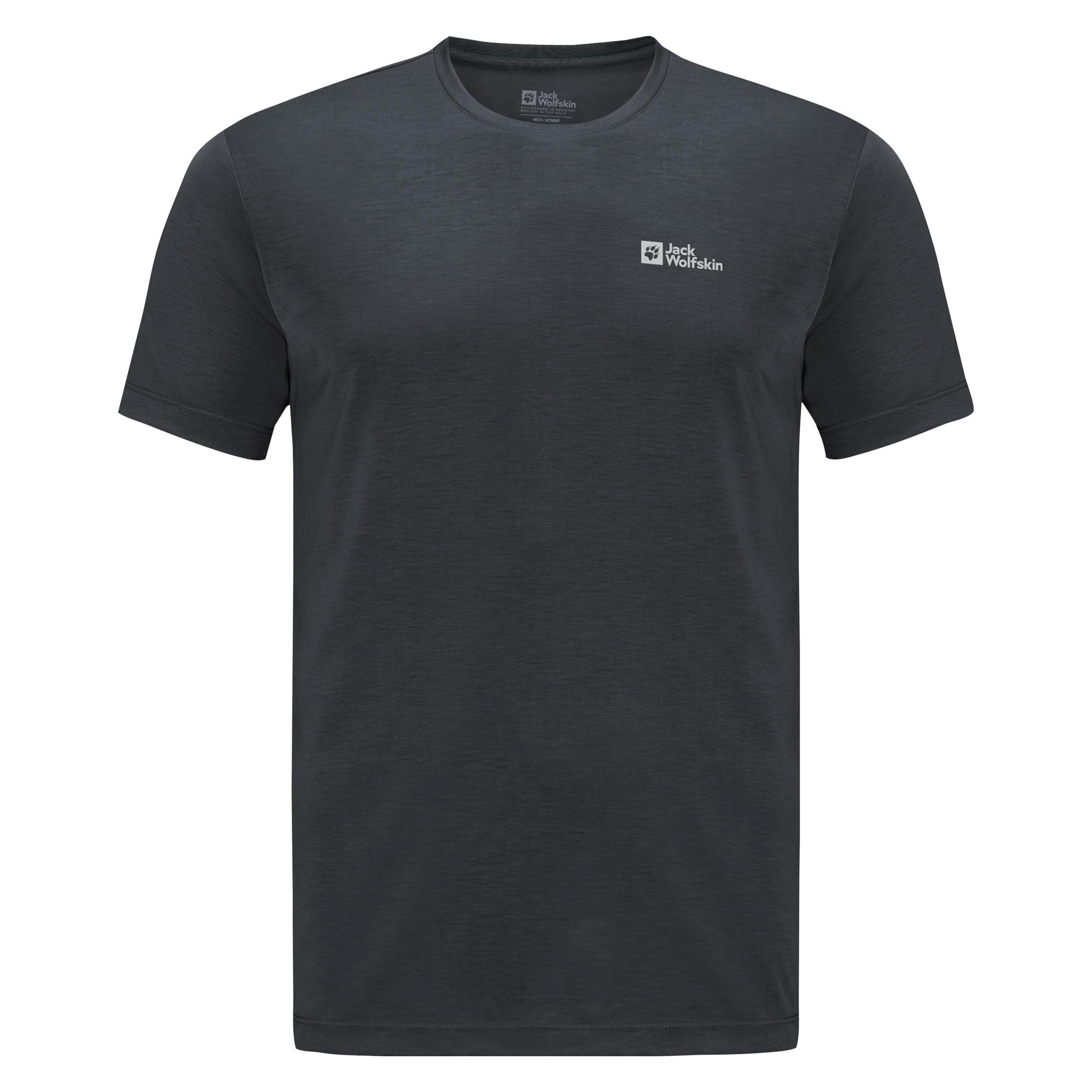 Jack Wolfskin, Herren, Sportshirt, Vonnan S/S T M (S), Grau, S