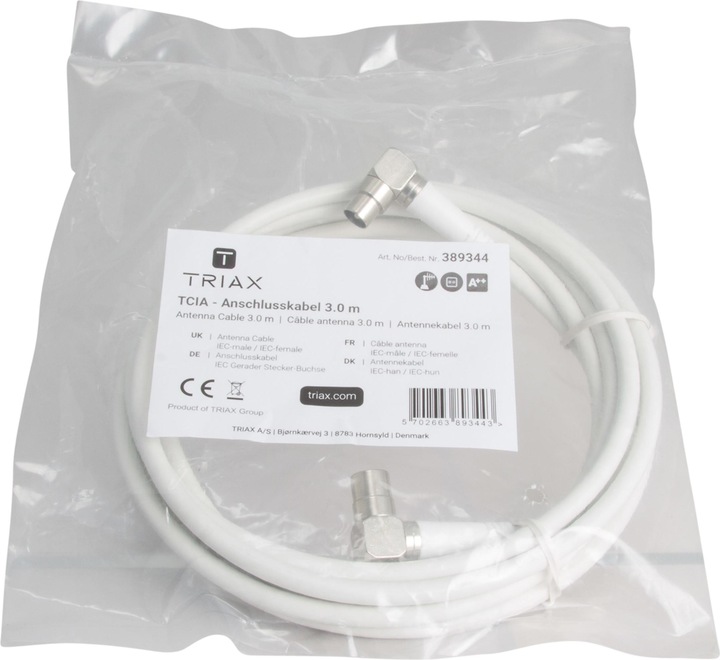 Image du produit Triax Câble de raccordement TCIA HQ 300 (105 dB, Câble d'antenne)