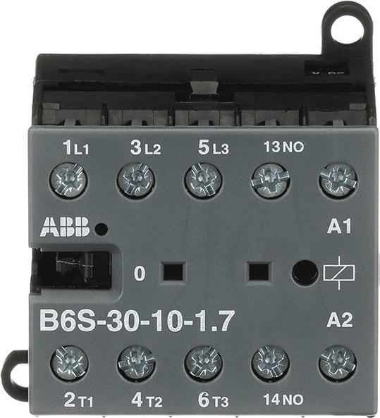 Actual product image ABB PLC small contactor 4kW 24VDC