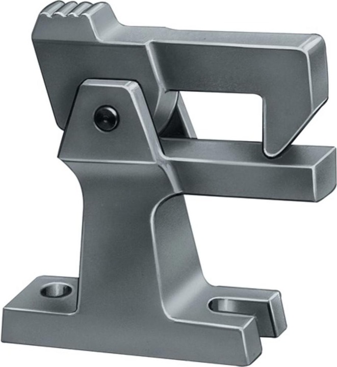 Actual product image Deni Gate stop 3805/3807 Cast light metal F1 natural anodised without buffer (1 Piece)