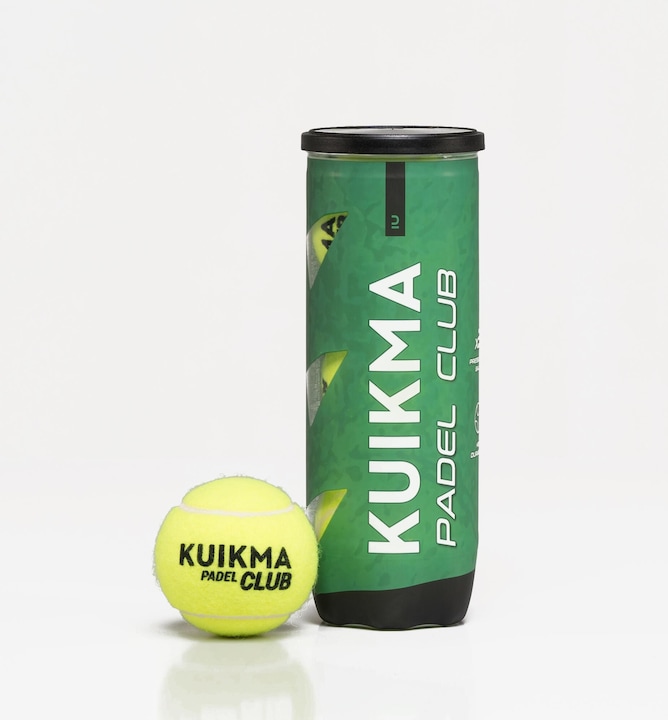 Actual product image Kuikma Padel balls pressure balls three cans of 3 - Club