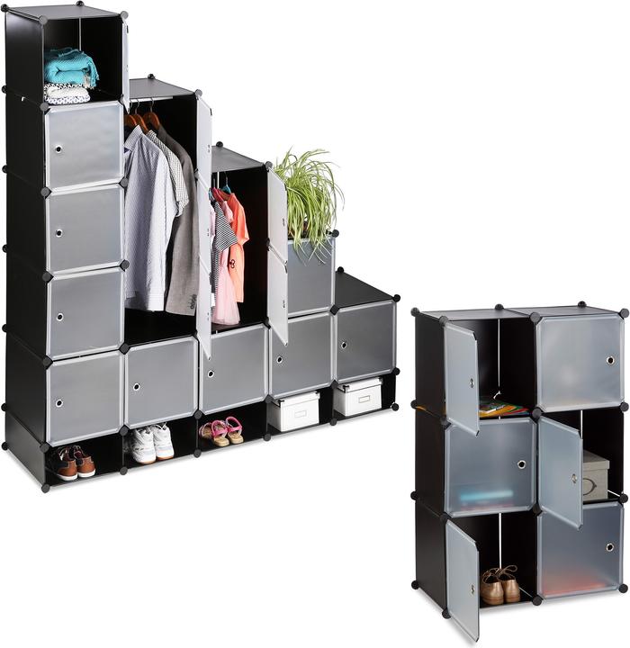 Actual product image Relaxdays XXL Modular Wardrobe (180 x 46.5 x 234 cm)