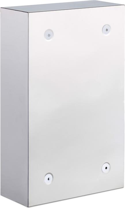 Relaxdays Medicine Cabinet, Glass Door (25 x 11 x 40 cm)