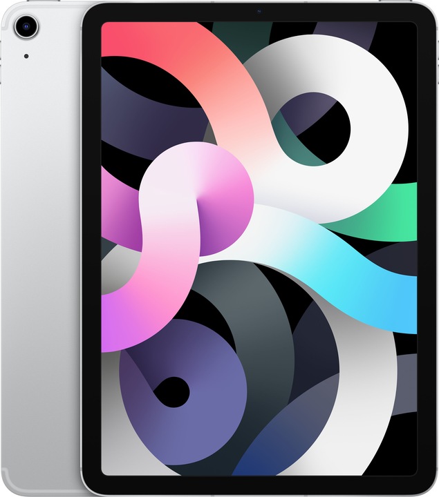 Apple iPad Air 2020 (4. Gen) (4G, 10.90", 256 GB, Silver)