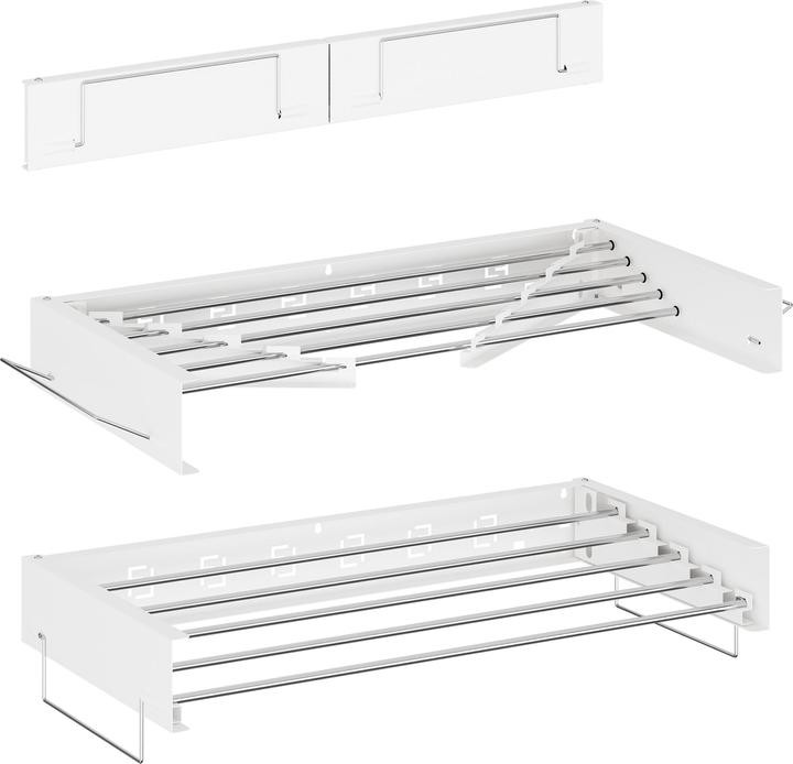 Actual product image Relaxdays Wall-mounted drying rack (4.80 m)