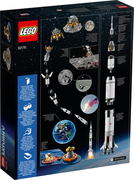 Produktbild LEGO NASA Apollo Saturn V (92176, LEGO Ideas, LEGO Seltene Sets)