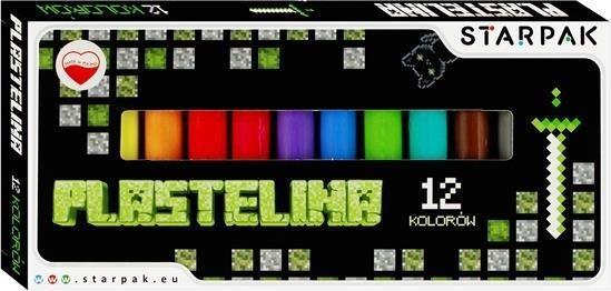 Produktbild Starpak Plastilin 12 Farben Pixelspiel