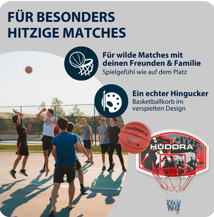 Actual product image Hudora Basketball hoop set indoor/outdoor