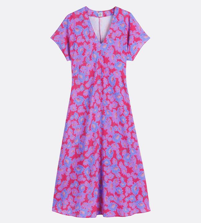 Actual product image La Redoute Collections Langes Kleid mit Blumenmuster (M)