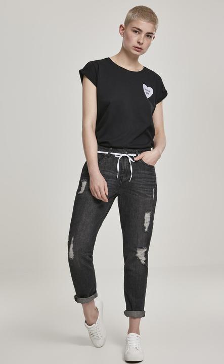 Produktbild Merchcode Ladies Fuck Off Heart Tee (XS)